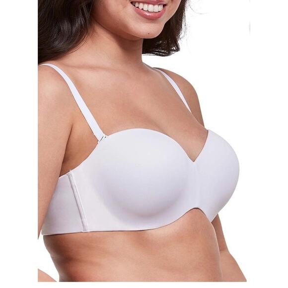 Maidenform Women's Strapless Lift Underwire Bra SN0004‎ - White 40DD - Picture 1 of 9